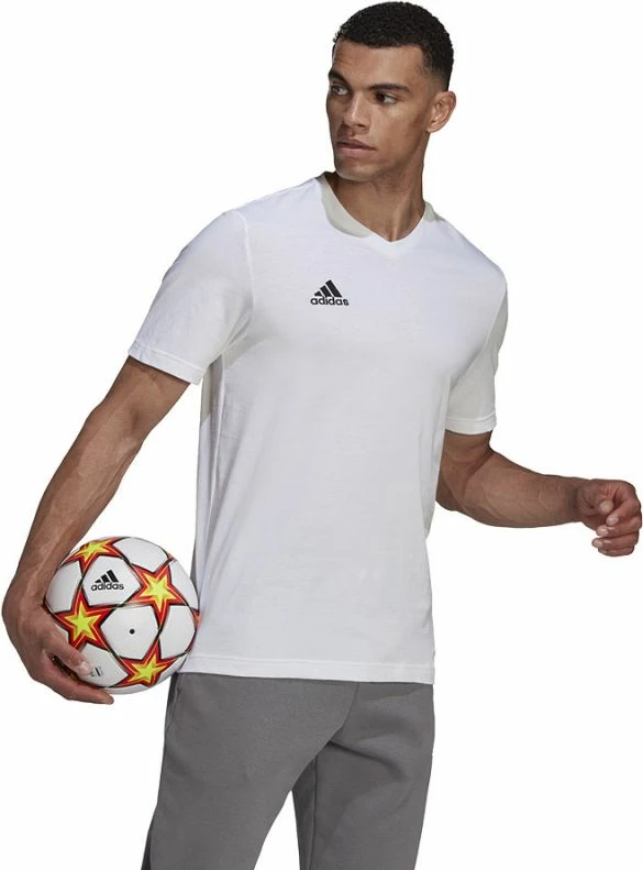 Maicë adidas për meshkuj, e bardhë