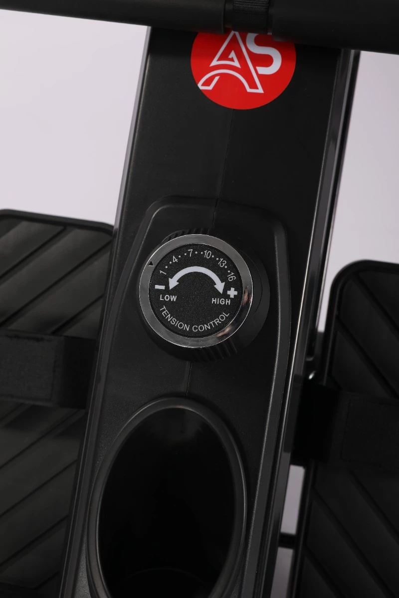 Makinë kanotazhi ART.IS Sport AS4, rezistencë magnetike, Bluetooth, ekran LCD, e palosshme vertikale, e zezë/kuqe