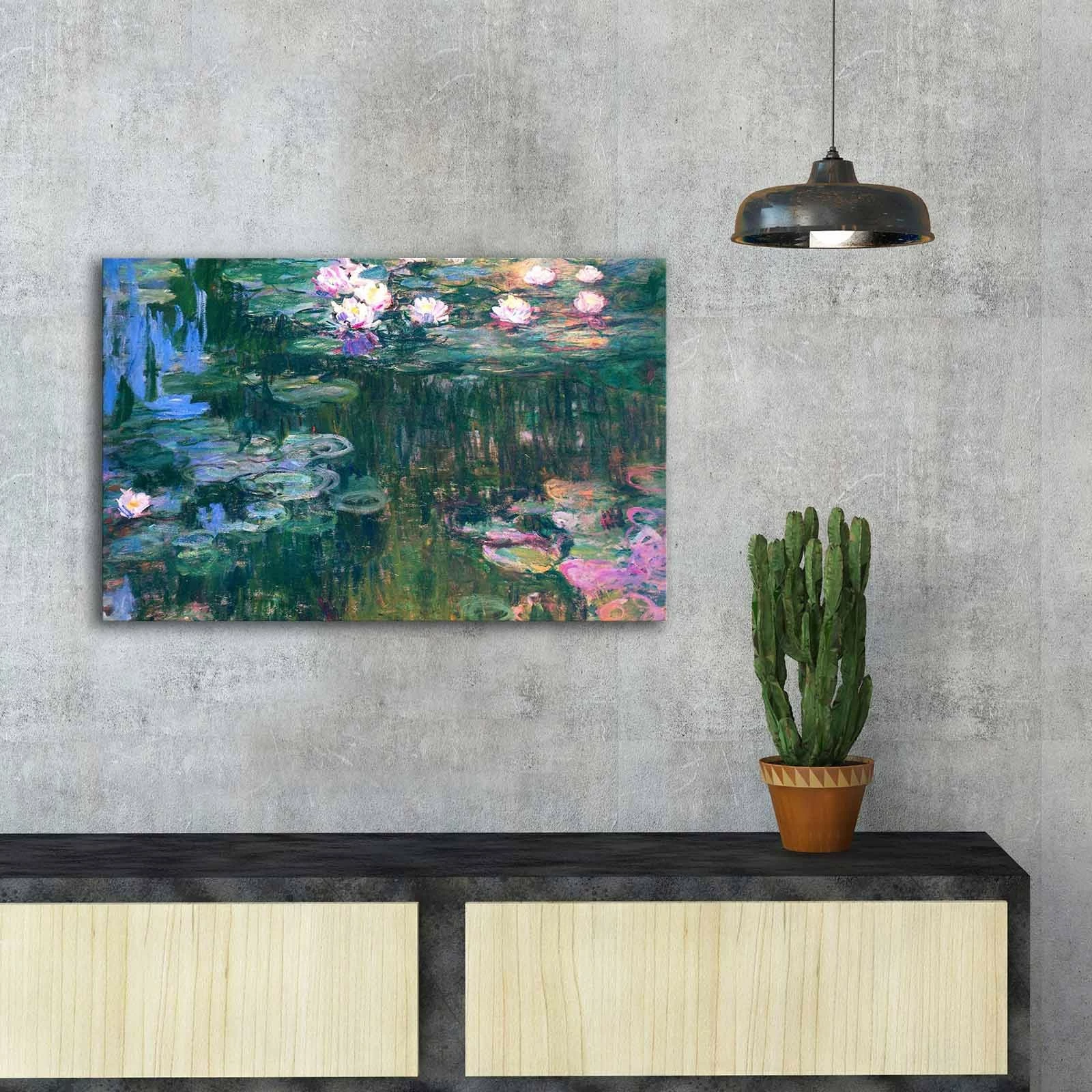 Pikturë dekorative në kanavacë, Wallity, FAMOUSART-048, shumëngjyrëshe, 45x70cm