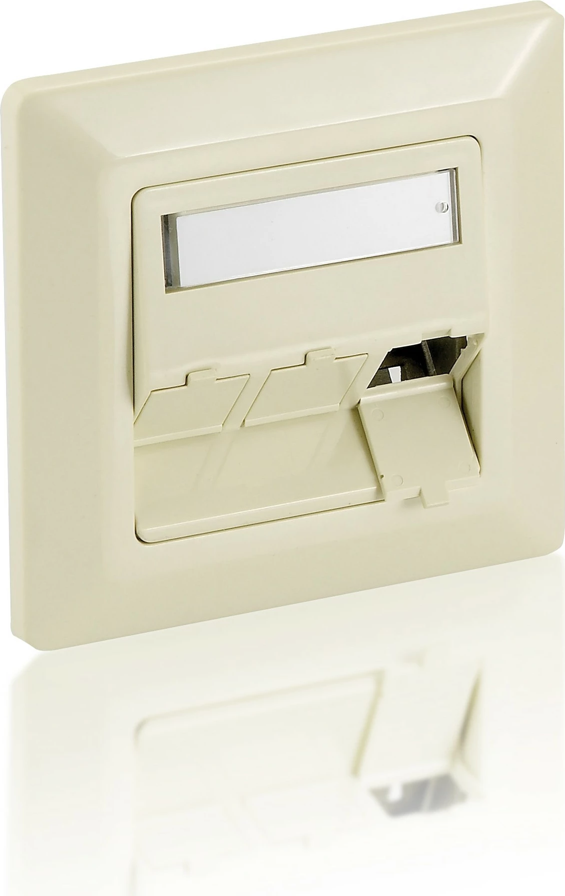 Panelë rrjeti Equip 3-Port, RJ-45, 80x80mm, bardhë
