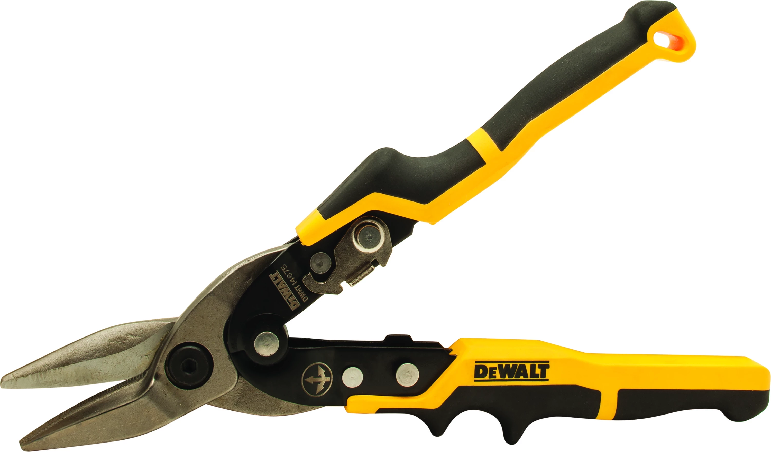 Gërshërë për llamarinë DeWalt DWHT14675-0, të drejta, verdhë/zi