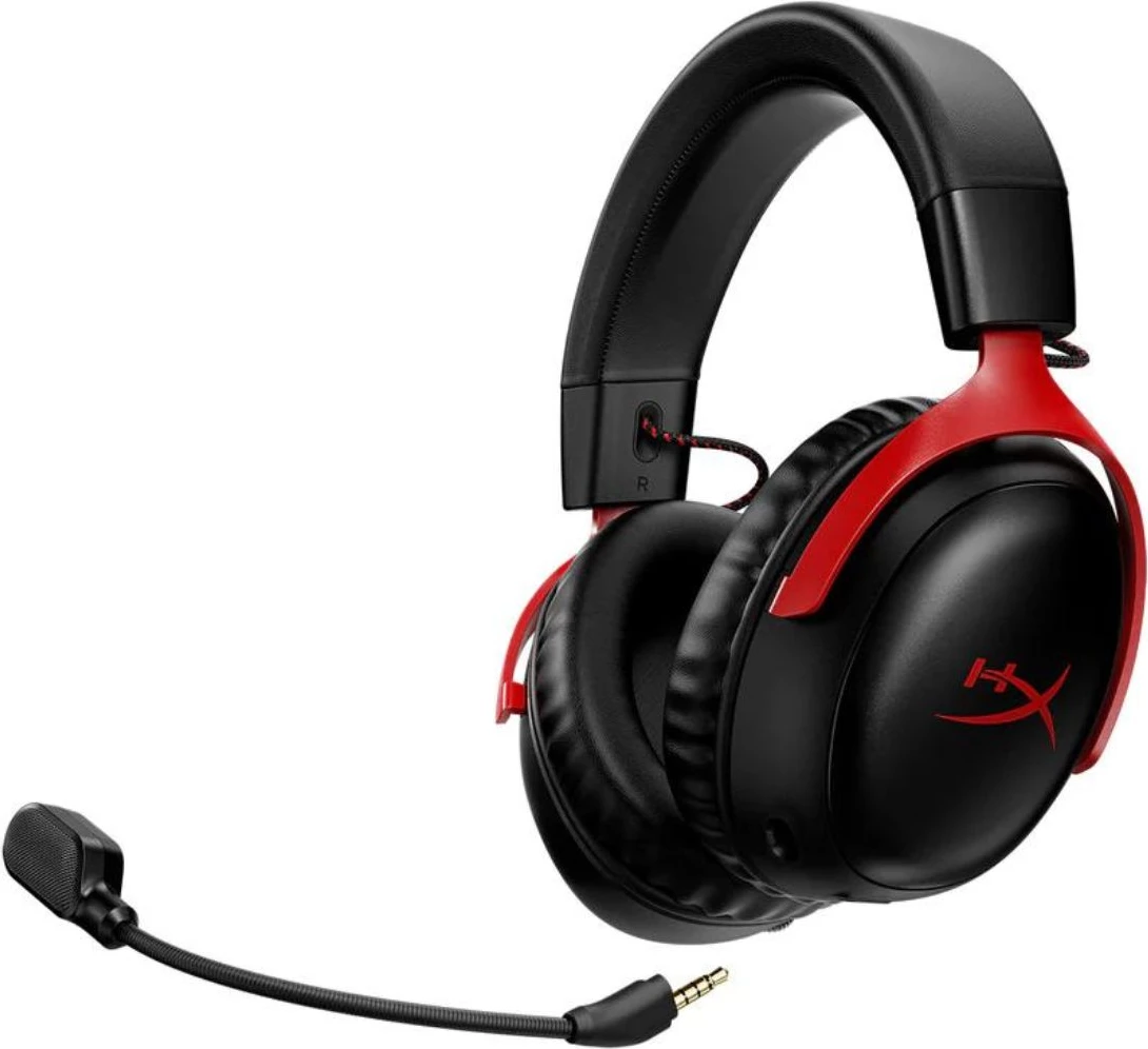 Kufje HyperX Cloud III - Wireless, 2.4GHz, e zeze/kuqe