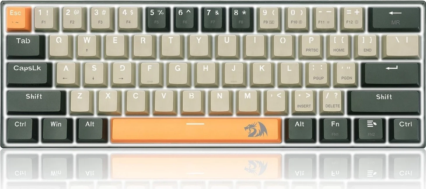 Tastierë Redragon K606 LAKSHMI, me kabllo, 61 taste, kafe