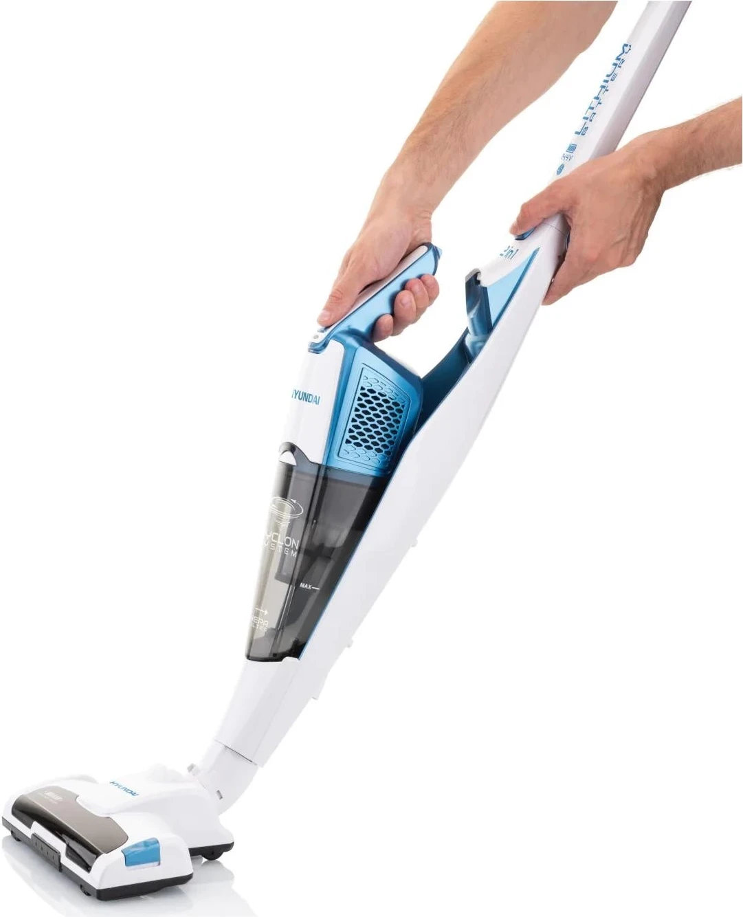 Fshesë vertikale Hyundai VC914, bateri litium-jon, bardhë