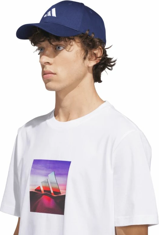 Maicë për meshkuj adidas Summer Heat Graphic JZ7545, e bardhë