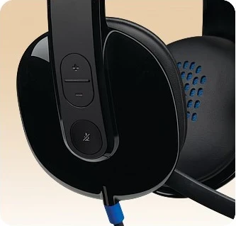Kufje Logitech H540, USB, të zeza