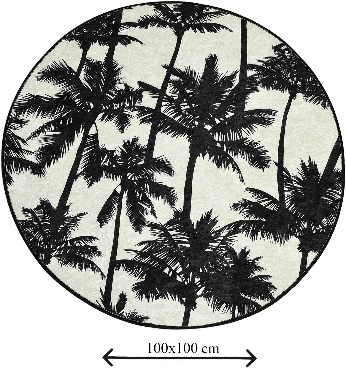 Tapet banje Mijölnir, Palm Djt, shumëngjyrësh, 100 cm