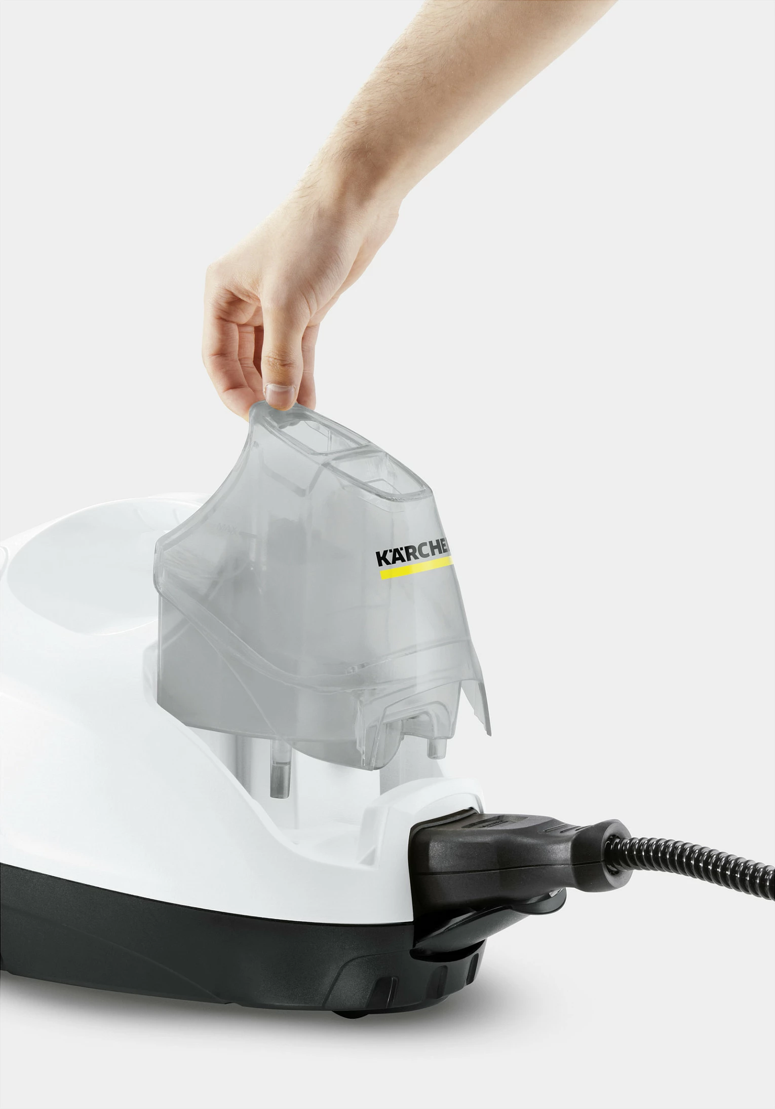 Pastrues me avull Kärcher SC 4 EasyFix Iron, 2000W, 3.5 bar, me hekur avulli, bardh/zi