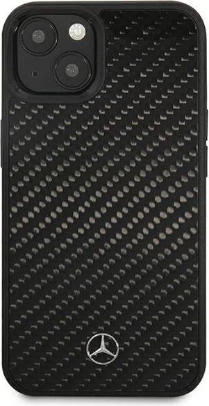 Mbështjellës Mercedes MEHCP13SRCABK për iPhone 13 mini 5.4", karbon, zi