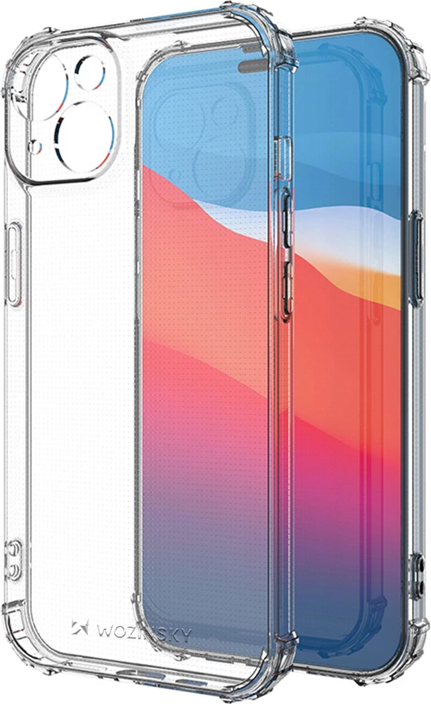 Mbështjellës Wozinsky Anti Shock për iPhone 14 Plus, Transparent
