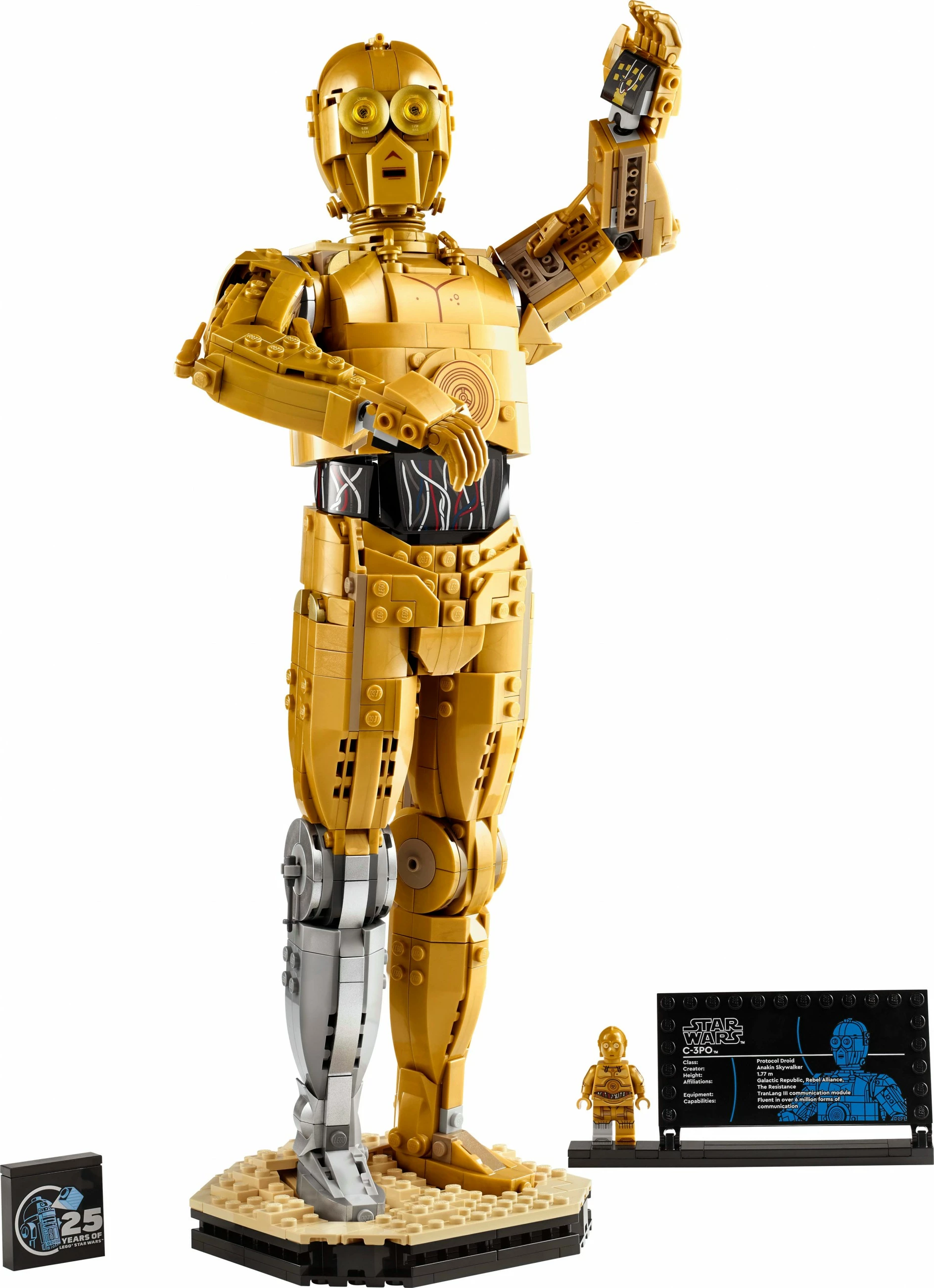 Set ndërtimi LEGO Star Wars C-3PO 75398, 1138 pjesë, multikolor
