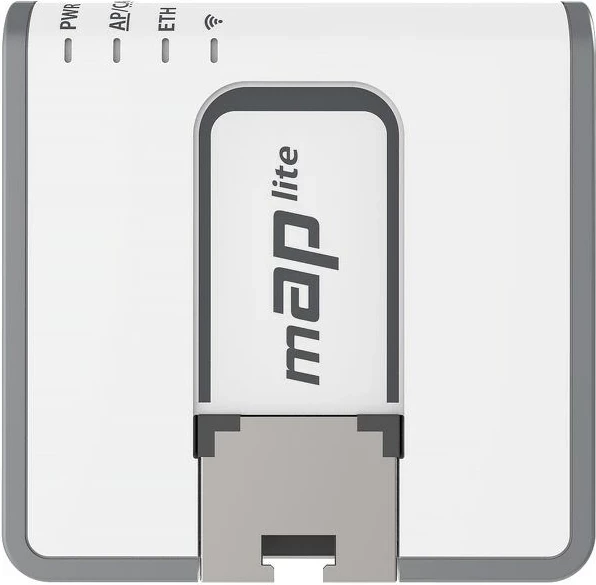 Router MikroTik mAP lite, Power over Ethernet, Bardhë