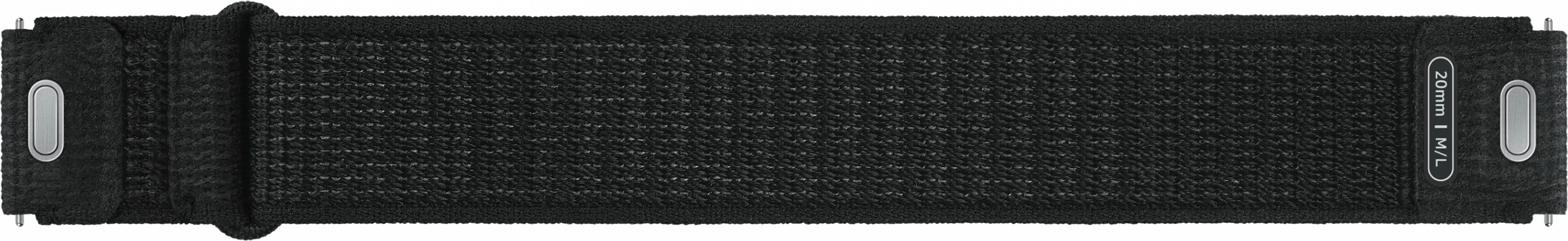 Bandë Samsung Galaxy Watch4/5/6, Nylon, E zezë