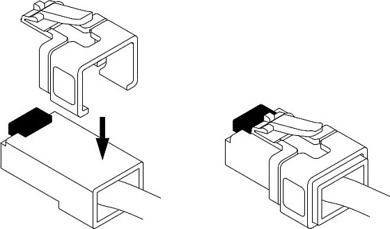 Klip riparimi RJ45 DeLOCK 86422, set 40 copë, multikolor