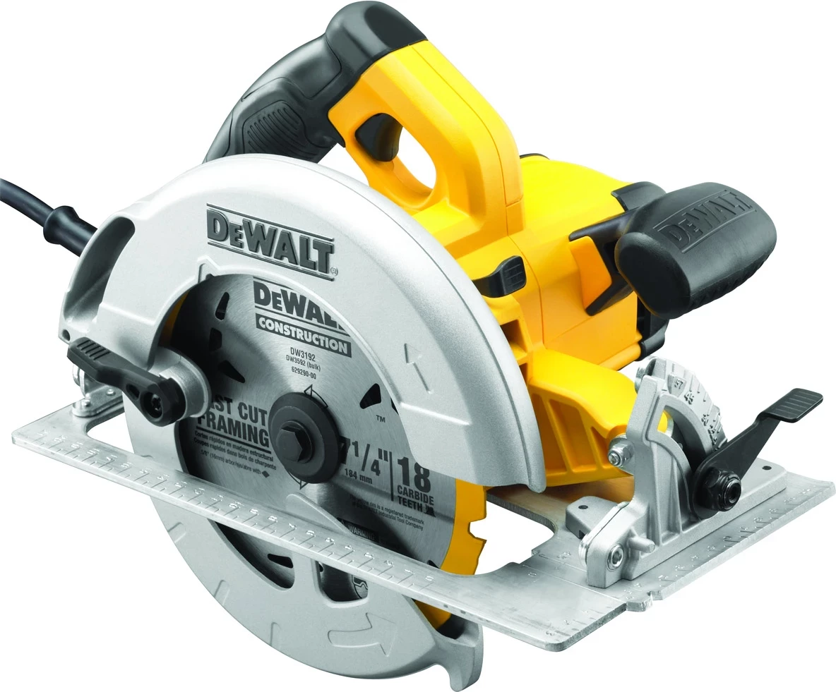 Sharrë rrethore DeWalt DWE575K 1600 W, disk 190 mm, prerje 67 mm, e verdhë/zezë, me valixhe