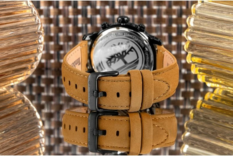 Orë dore për meshkuj Timberland Driscoll TDWGF0040701, e zezë, set me çantë