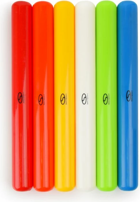 Shkopinj stafetë për atletikë Hikvision PSZ6-30MULTI, set prej 6 copë, 30 cm