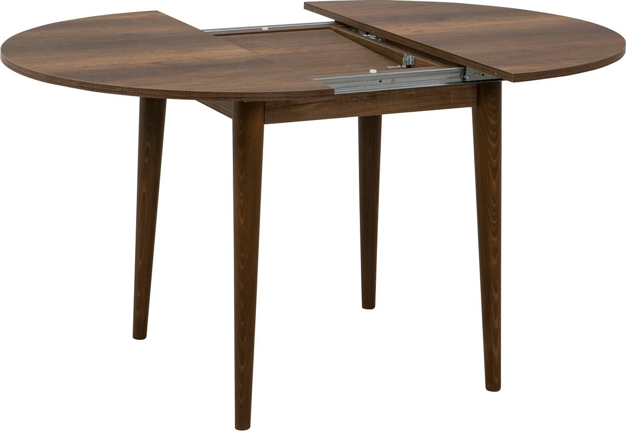 Set tavoline me karrige për ngrënie, zgjatues, 3 pjesë, Skye Decor Vina 0701, ngjyrë arre, gri