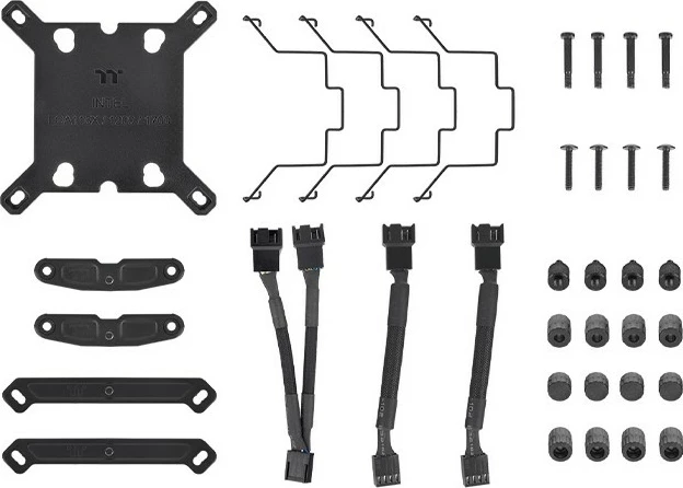 Ftohës ajri Thermaltake TT TOUGHAIR 710, dual tower, 2 ventilatorë 14cm, gri