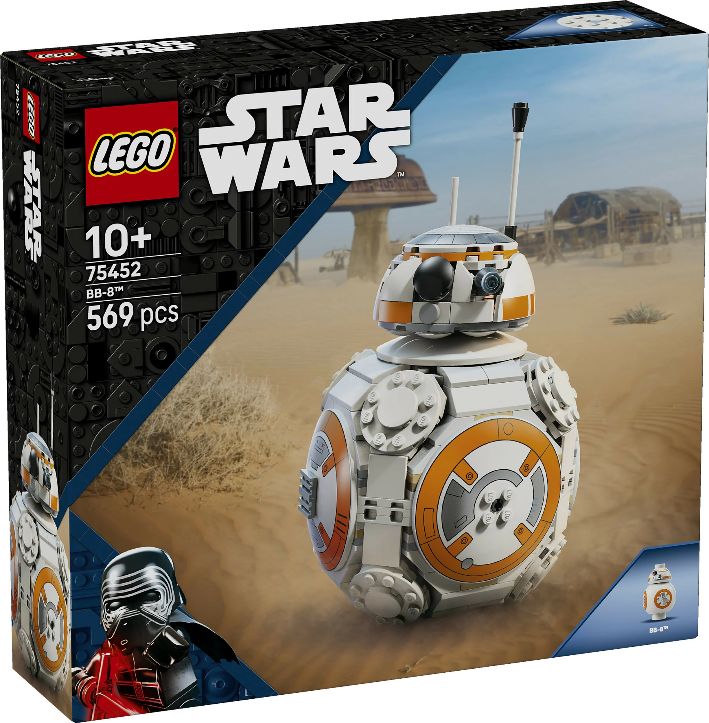 Set ndërtimi LEGO Star Wars BB-8 Astromech Droid 75452, 569 copa, 10+ vjeç, multikolor