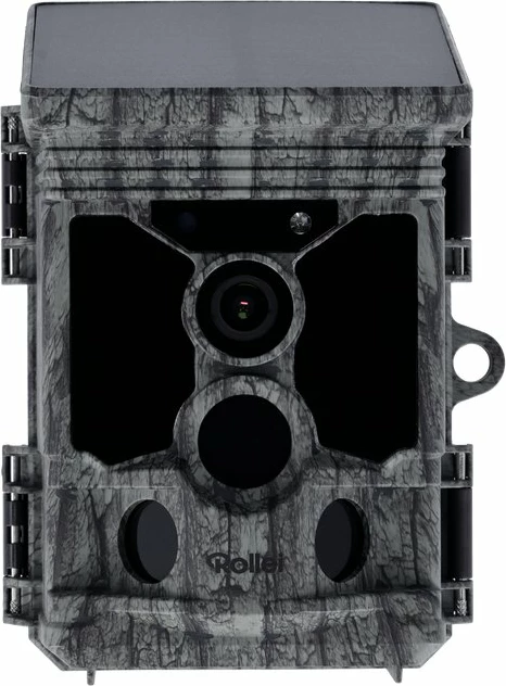 Kamerë survejimi Rollei 40536 4K/48MP, night vision, Wi‑Fi, IP66, me panel solar, kamuflazh