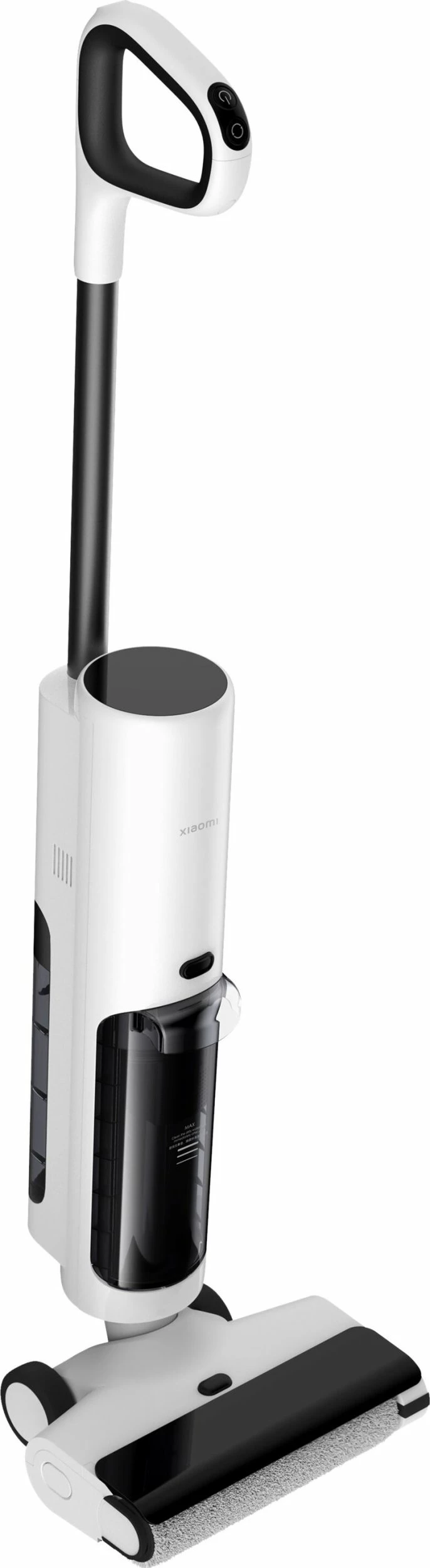Fshesë me korrent vertikale Xiaomi Truclean W20, wet & dry 3-në-1 (vakum + pastrim me ujë + vetëpastrim), 15000 Pa, 780/550 ml, 2500 mAh, bardhë/zezë
