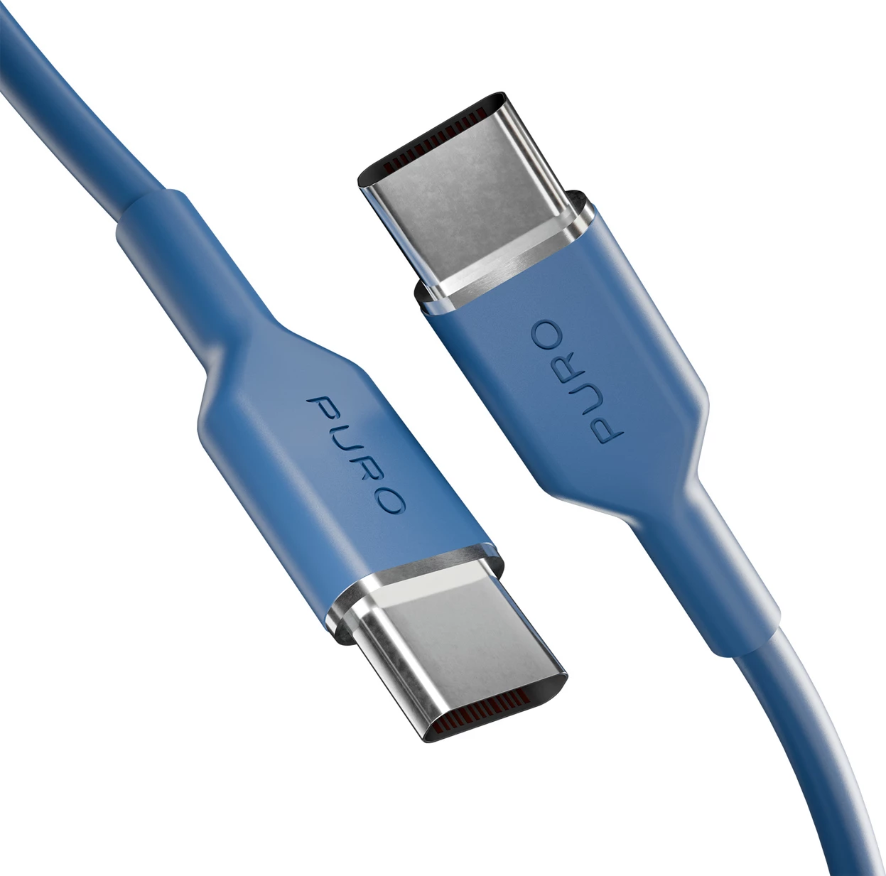 Kabllo USB-C në USB-C Puro ICON 1.5 m, kaltër