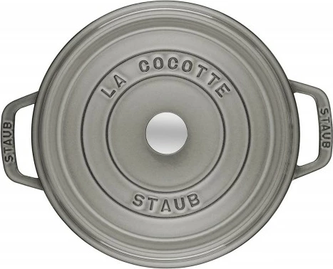 Cocotte Staub 20 cm, gize, gri