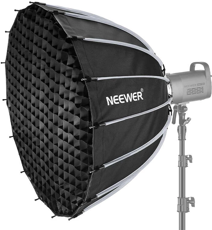 Softbox Neewer Hexadecagon 85 cm me grid dhe dy difuzorë, i zi