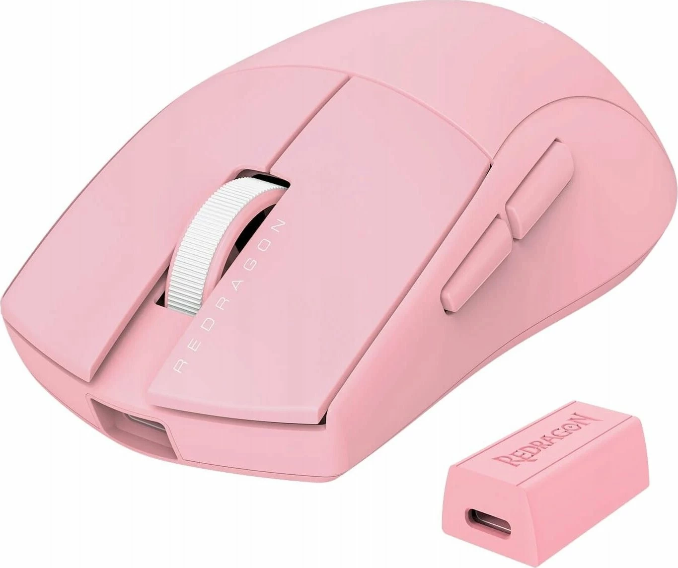 Maus gaming Redragon M916P-PRO-4K K1NG 26000 DPI 4000 Hz PAW3395, rozë