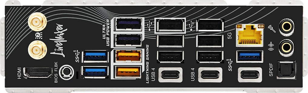 Pllakë amë ASRock X870 LiveMixer WiFi, Socket AM5, DDR5, ATX, Wi‑Fi 7, e zezë/argjendtë