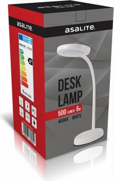 Llambë tavoline ASALITE ASAL0203 6W 4000K 500lm, e bardhë