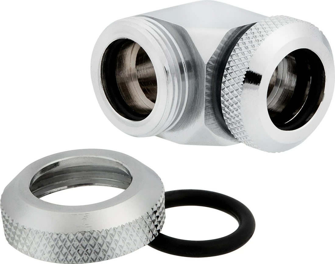 Fiting 90° Corsair CX-9052021-WW, G1/4 (1/4"), krom