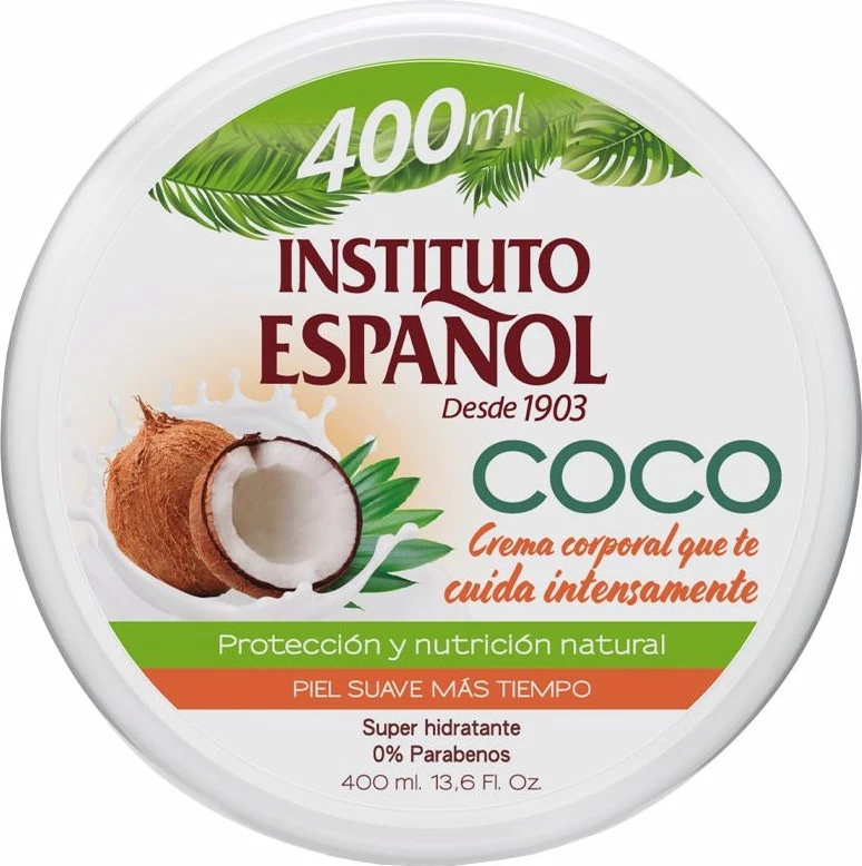 Krem trupi Instituto Espanol Coco për femra 400ml