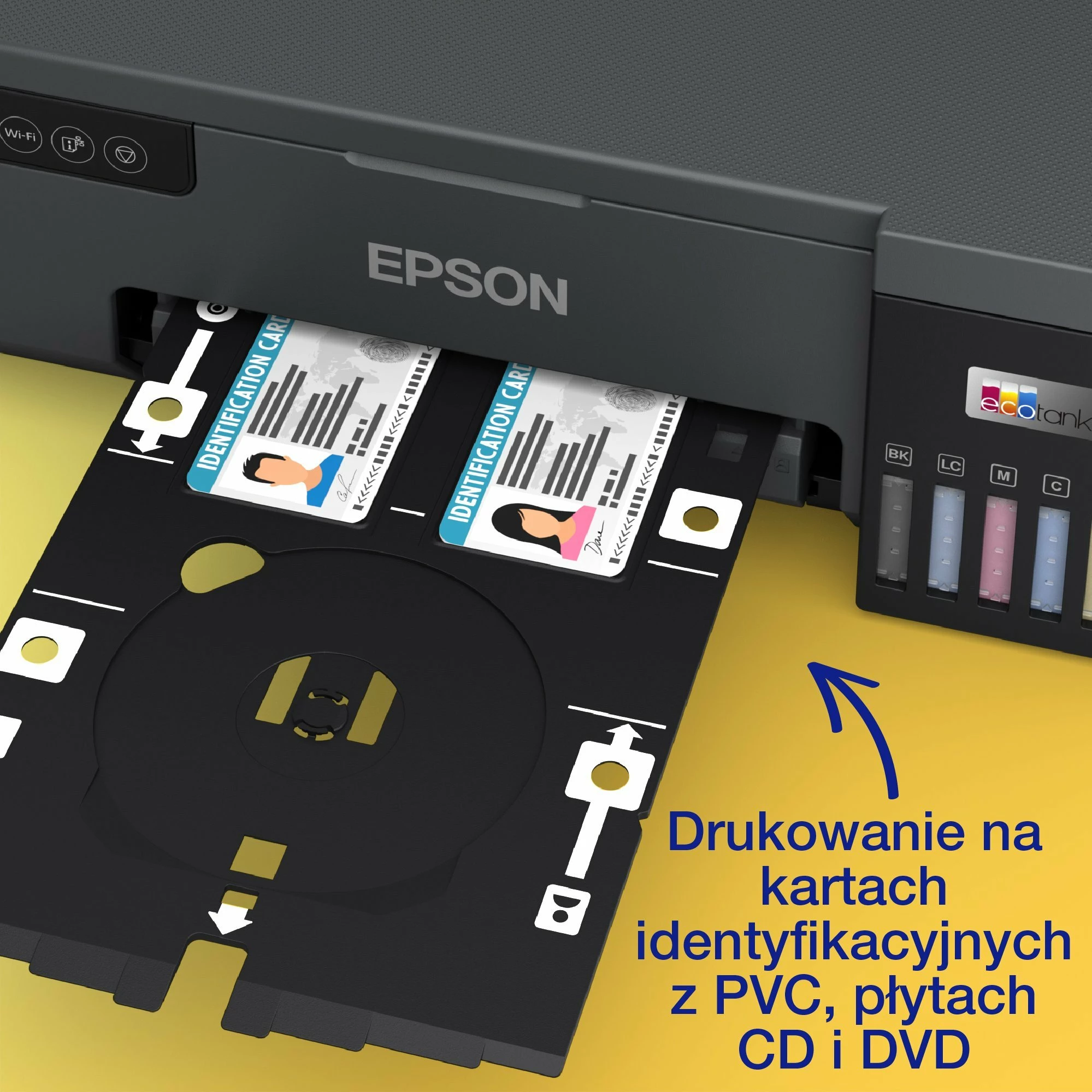 Printer inkjet Epson EcoTank L18050 (C11CK38402), A3+, CISS 6-ngjyra, Wi‑Fi/Ethernet, i zi