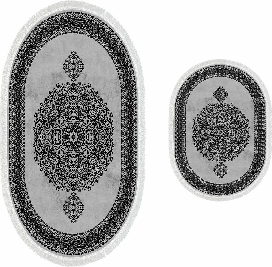Set tapetash për banjo (2 copë), Mijölnir, 410602 - O, ngjyrë gri