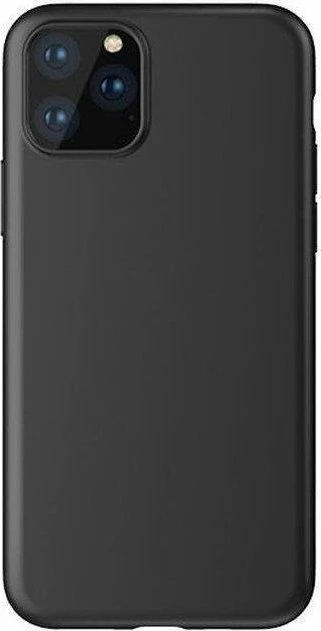 Mbështjellës Hurtel Flexible Gel Case Soft për iPhone 15, i hollë & fleksibël, i zi