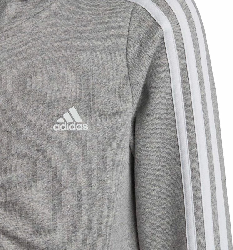 Duks me kapuç për fëmijë adidas, gri [Madhësia: 140 cm]