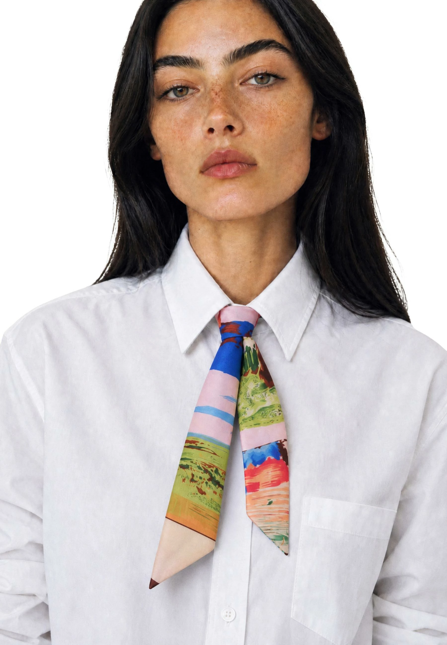 Fular për femra I am Floreale FOULARD, i gjelbër