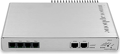 Gateway VoIP Innovaphone IP511, 4x FXS, 2x Gigabit LAN, PoE, Gri