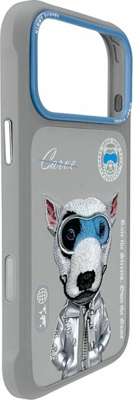 Kutia mbrojtëse Nimmy Cool&Cute 2.0 për iPhone 17 Pro, gri