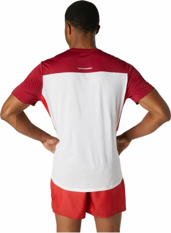 Maicë për vrapim për meshkuj Asics, e bardhë