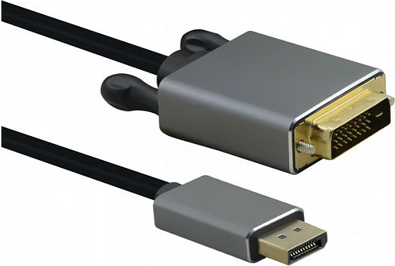 Kabllo Helos 288450 DisplayPort në DVI-D, 5 m, 1080p 60Hz, e zezë