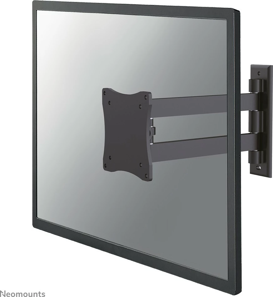 Mbajtëse muri Neomounts FPMA-W820BLACK për monitor/TV, full motion, 10-27 inç, alumini, e zezë