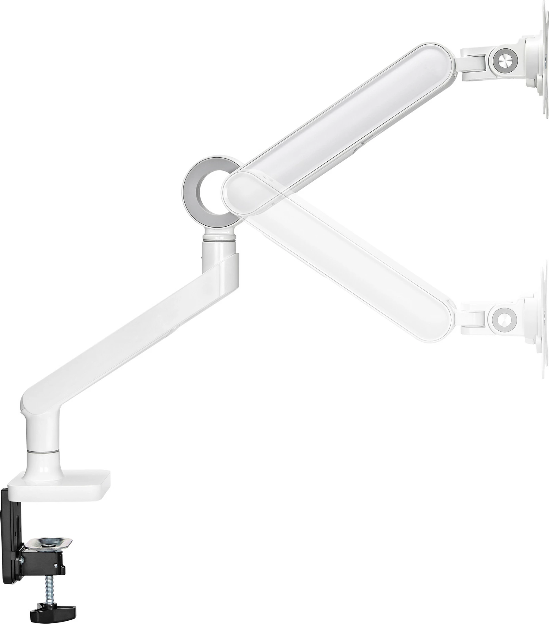 Mbajtës monitori EQUIP 17-35", 1 monitor, VESA 75x75/100x100, gas spring, 10.5 kg, i bardhë