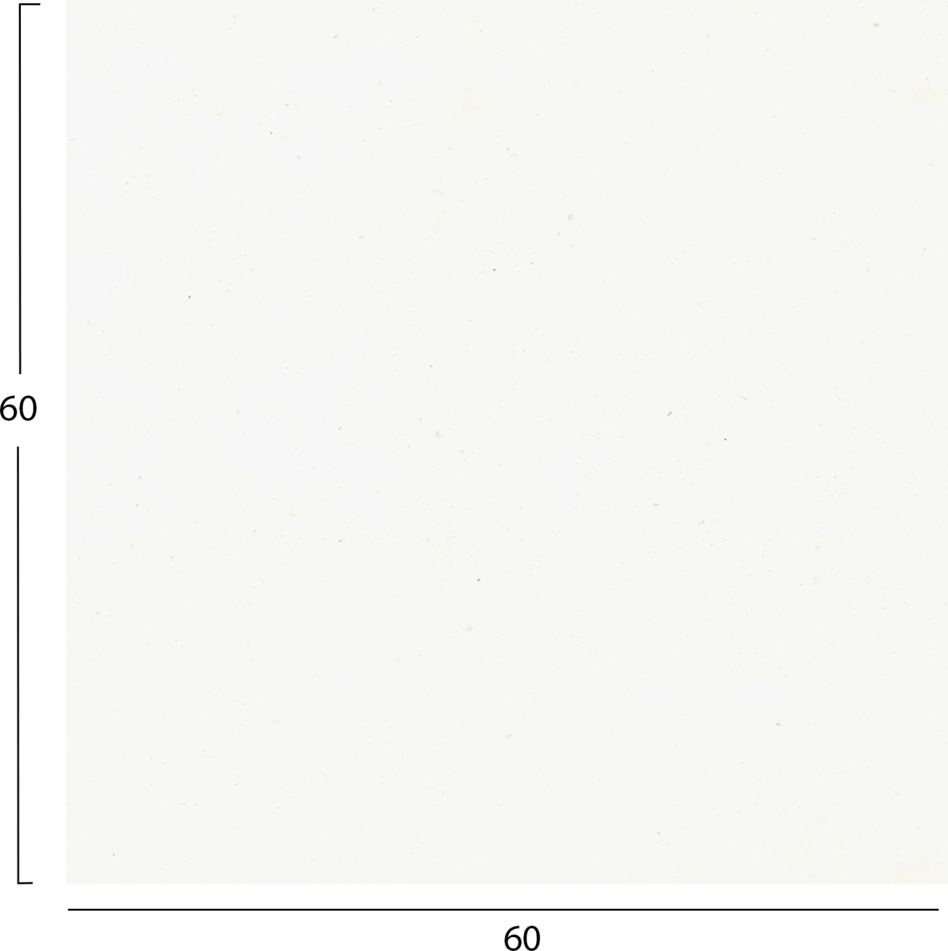 Sipërfaqe tavoline katrore HPL, ngjyrë e bardhë, 60x60cm, FH5837.22