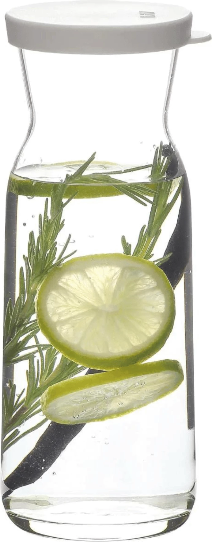 Karafë qelqi LAV Chelsea 1.2 L me kapak, transparente, set 12 copë