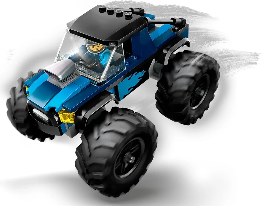 Blue Monster Truck