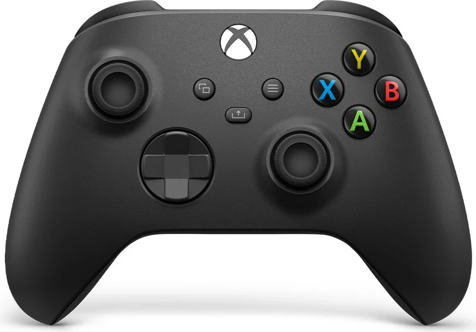 Gamepad Microsoft Xbox Wireless Controller, Bluetooth, për PC/Xbox/Android/iOS, Zi
