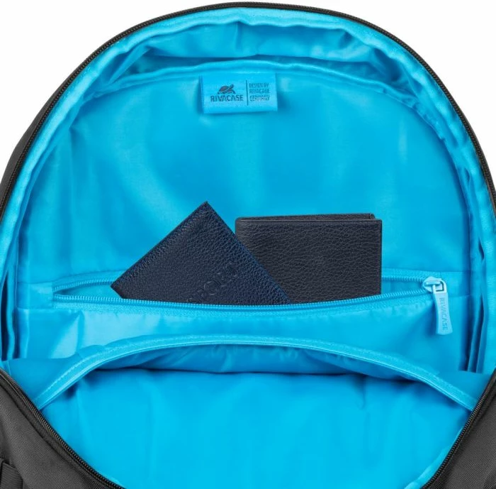 Çantë shpine për laptop RIVACASE 7523, 13.3-14\", waterproof, RPET, e zezë